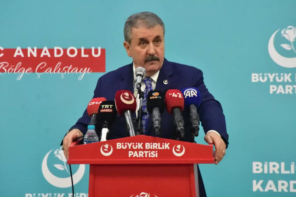 Mustafa Destici: Silah bırakma PKK ile sınırlı kalmamalıdır