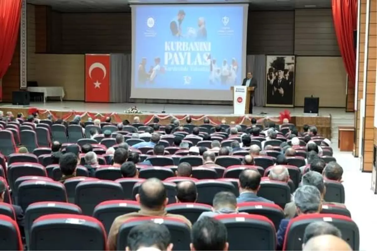 Erzincan'da Vekalet Yoluyla Kurban Kesim Organizasyonu Toplantısı Yapıldı
