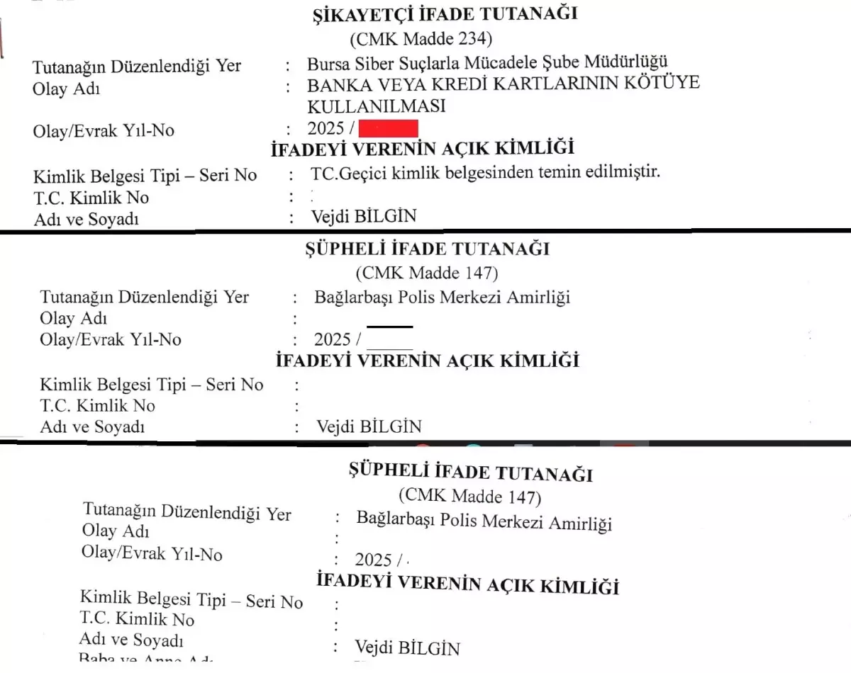Uludağ Üniversitesi Akademisyeni Kimlik Dolandırıcılığına Uğradı