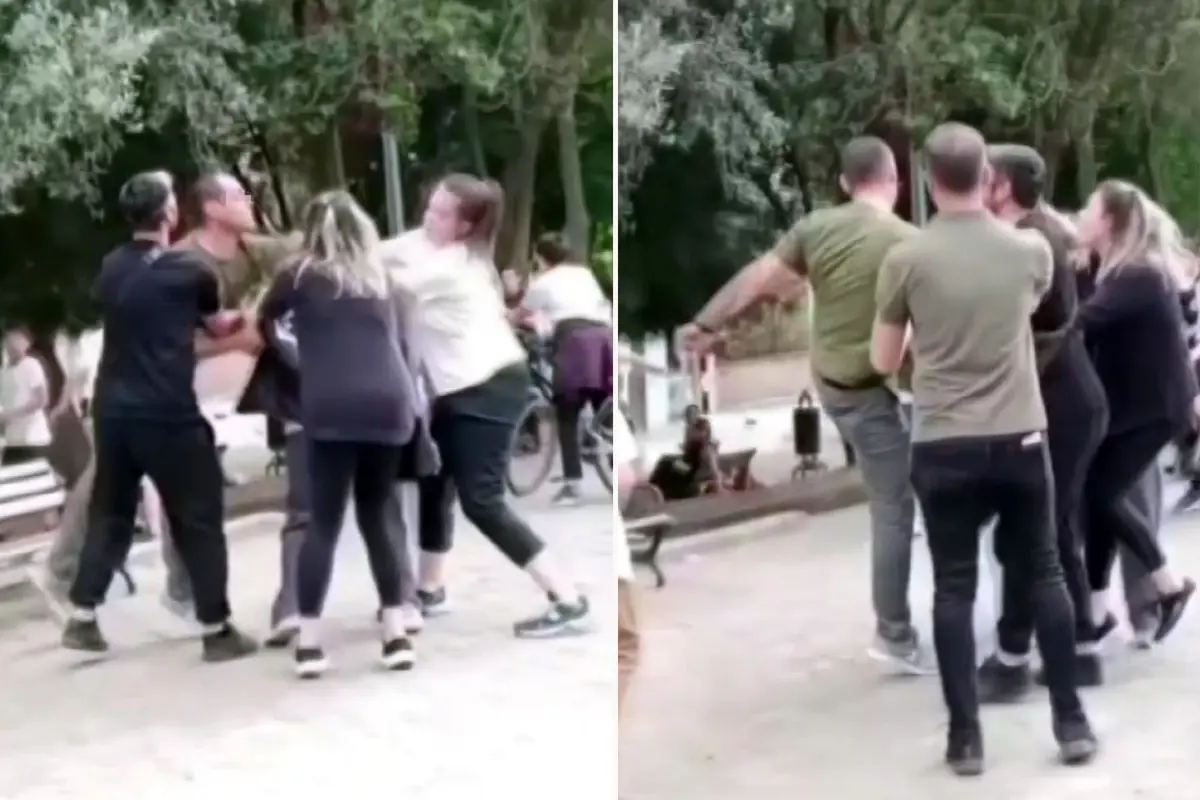 Çocuk parkında dehşet! Kadınlara tekme ve yumruklarla saldırdı