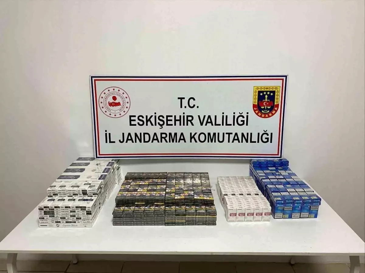 Eskişehir'de 1100 Paket Bandrolsüz Sigara Ele Geçirildi