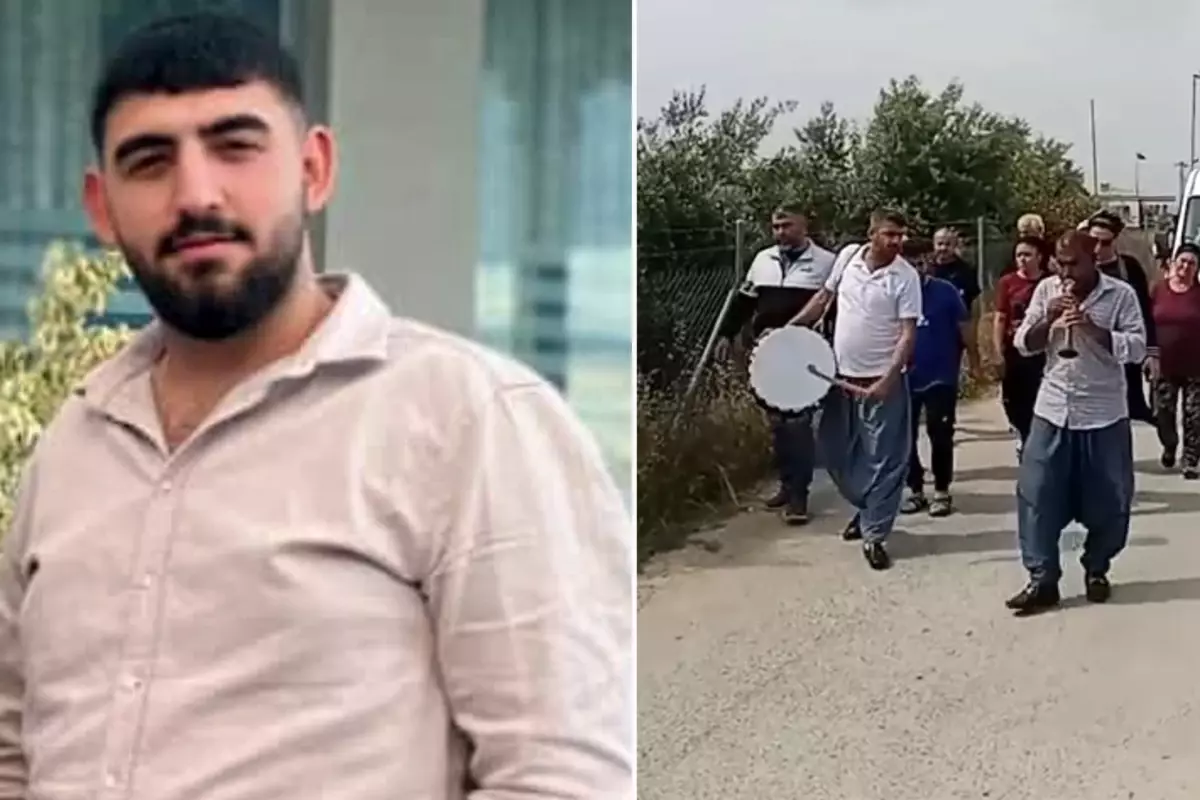 Trafik kazasında hayatını kaybeden genç, davul zurna eşliğinde toprağa verildi