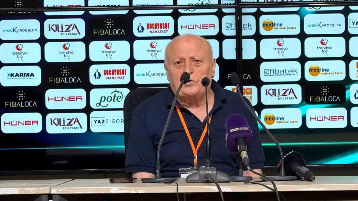 Adanaspor Maç Sonrası Yılmaz Akbaşlı Açıklamalarda Bulundu