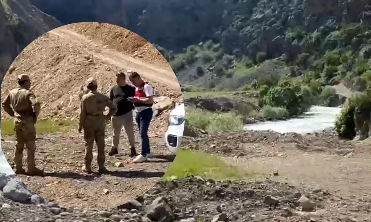 Hakkari'de Avaşin Deresi'nde Akıntıya Kapılan Genç İçin Arama Çalışmaları Başlatıldı