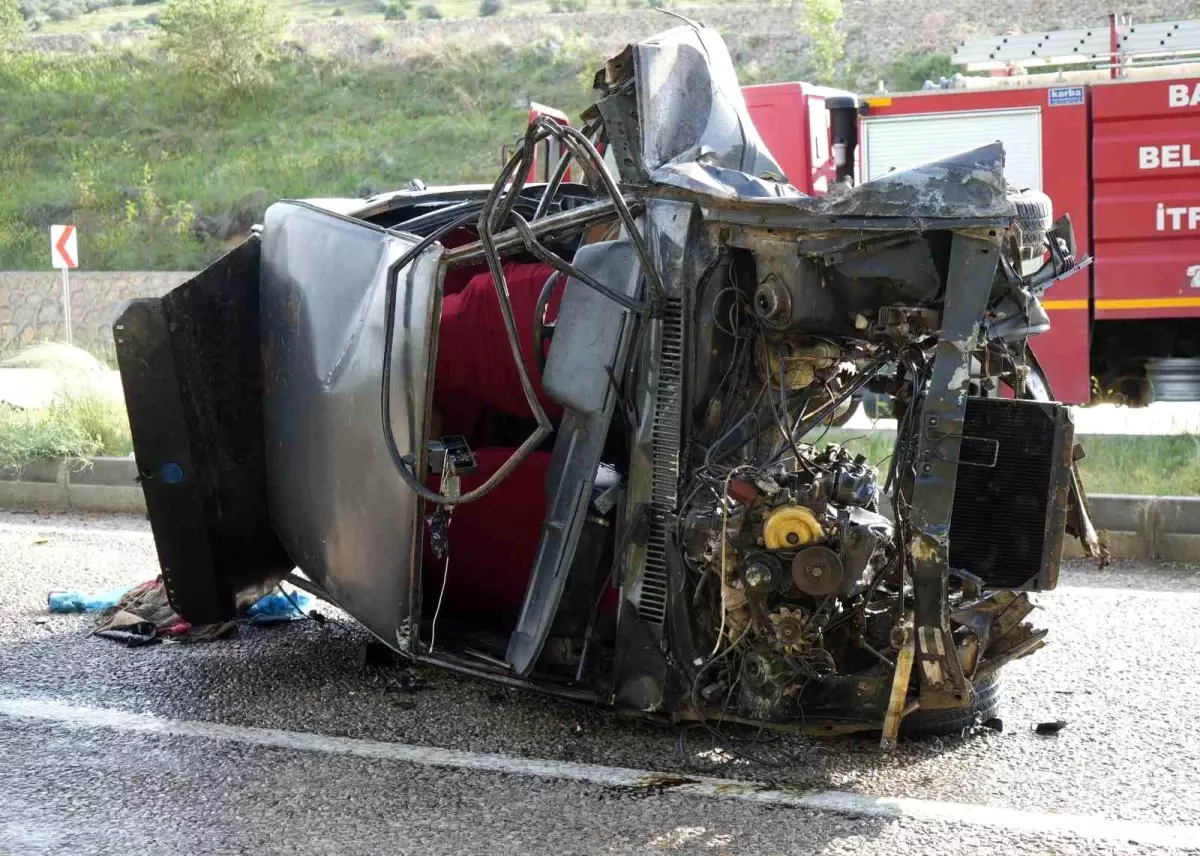 Kırıkkale'de Takla Atan Otomobilde Kadın Hayatını Kaybetti
