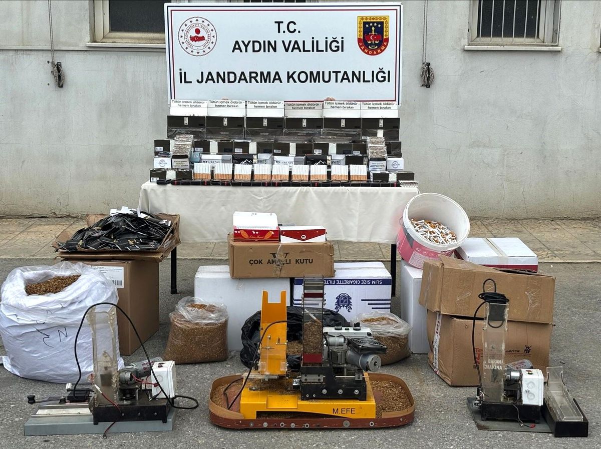 Aydın'da Tütün Kaçakçılığı Operasyonu: İki Kişi Gözaltına Alındı