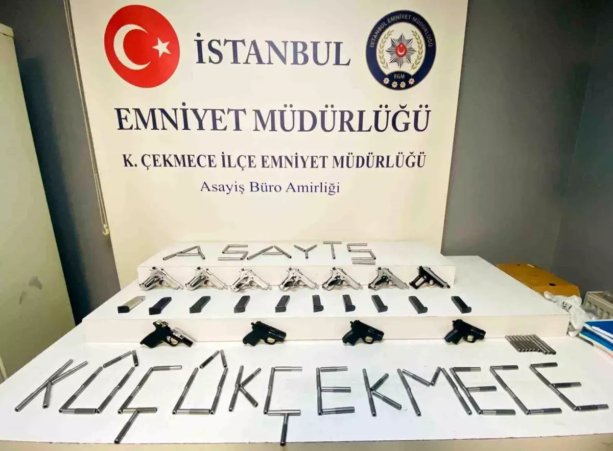 Küçükçekmece'de Silah Ticareti Yapan Şüpheli Tutuklandı