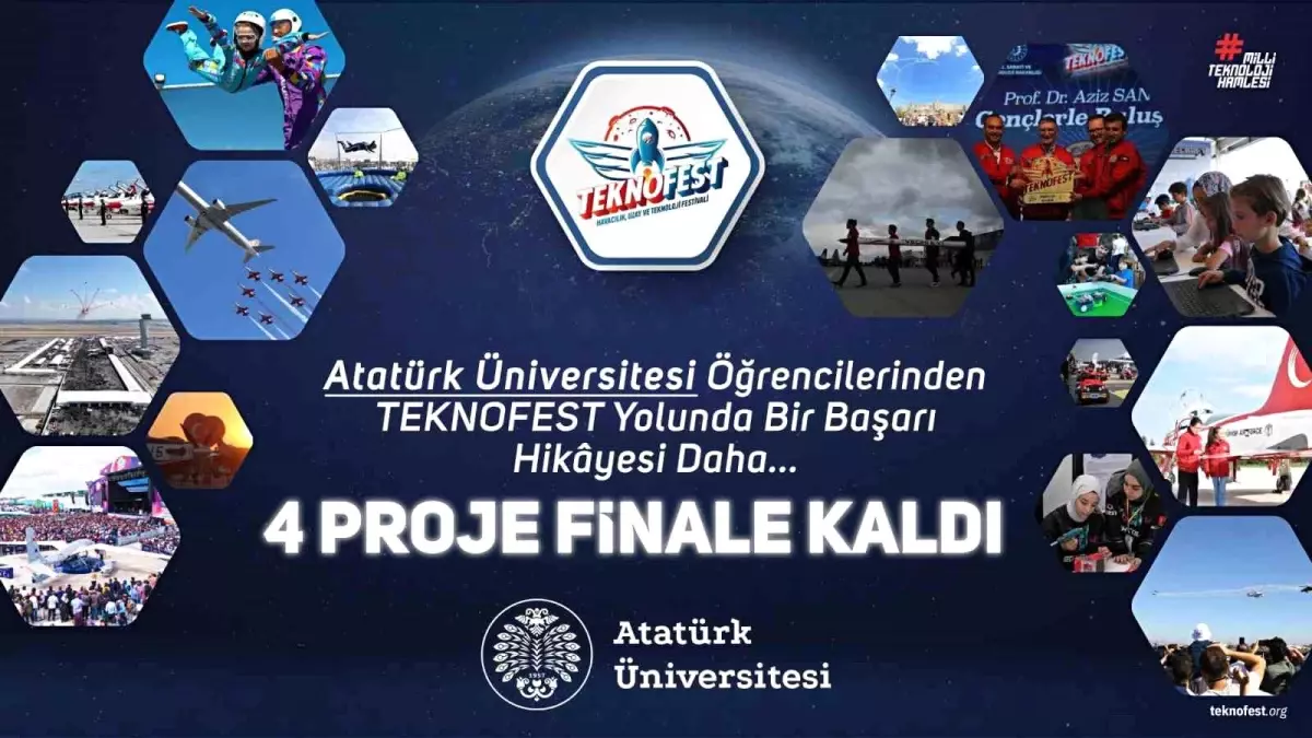 Atatürk Üniversitesi Öğrencileri TEKNOFEST 2025'te Finalde