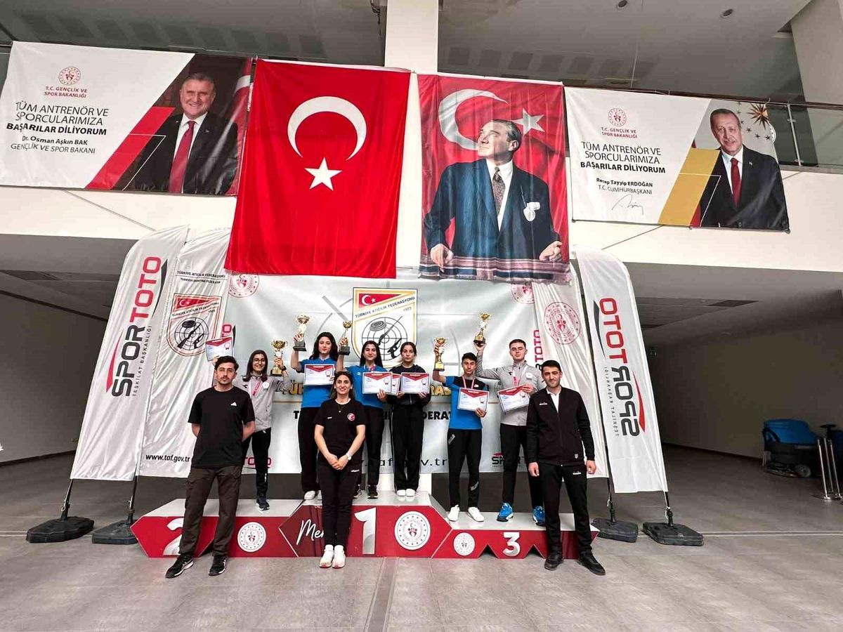 Erzincanlı Atıcılar Mersin'den 5 Madalya ile Döndü
