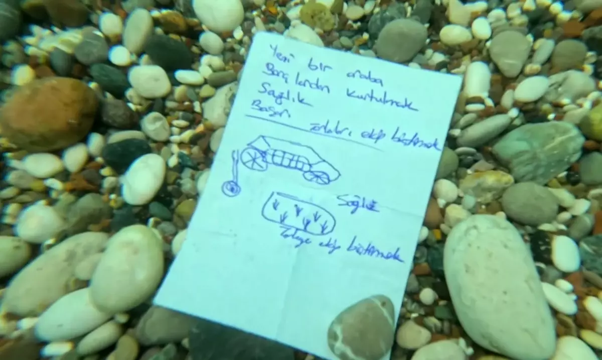 Hıdırellez Dilekleri Deniz Dibinde Bulundu
