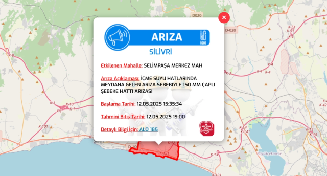 İstanbul SİLİVRİ su kesintisi! 12-13 Mayıs İSKİ Silivri su kesintisi ne zaman bitecek, sular ne zaman gelecek?
