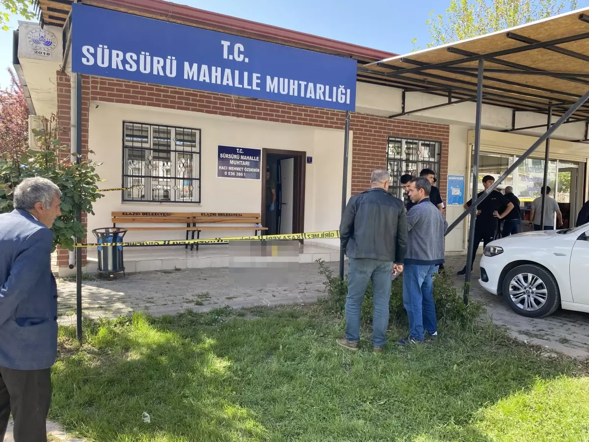 Elazığ'da Mahalle Muhtarına Silahlı Saldırı: 2 Şüpheli Tutuklandı