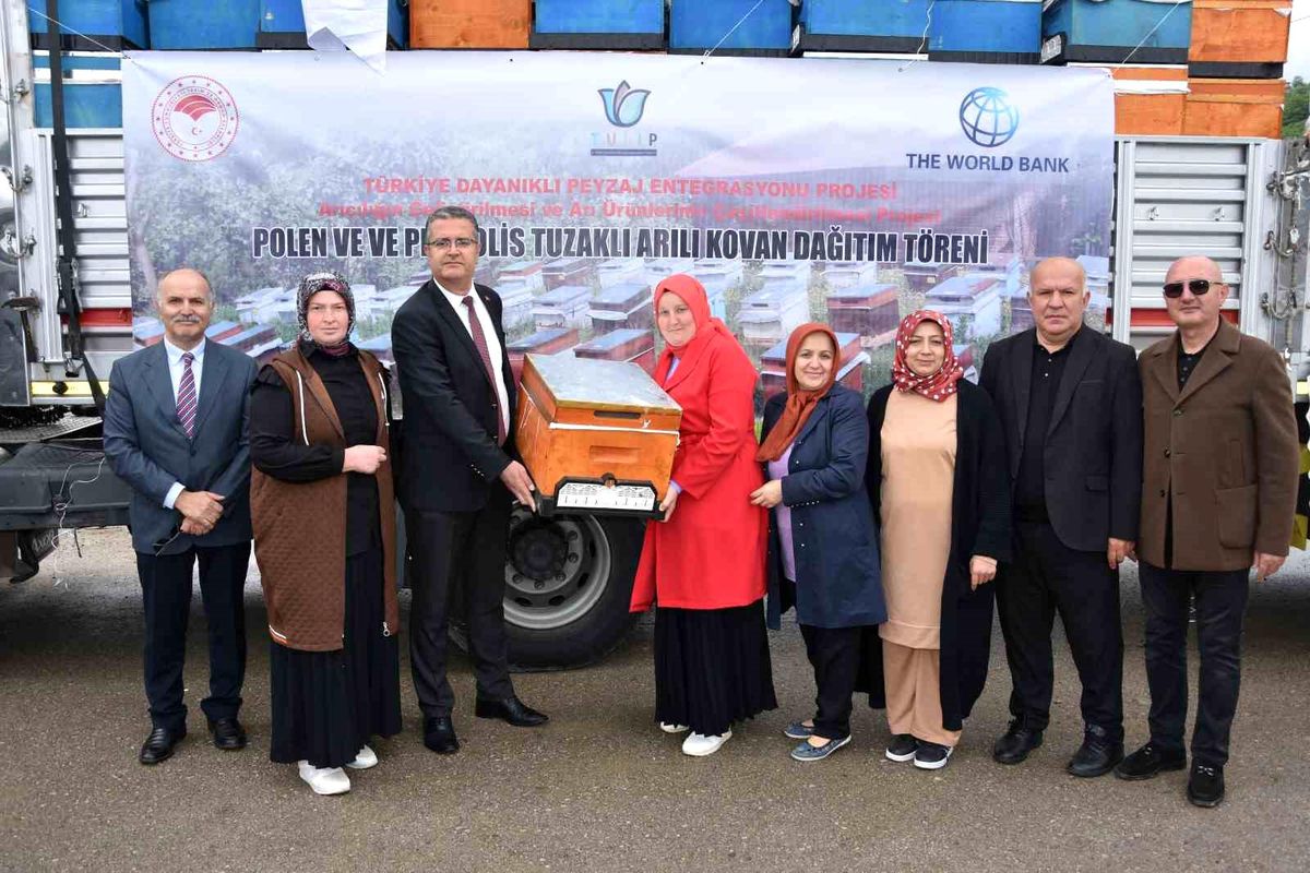 Ordu'da Arıcılık Projesi: 2400 Arılı Kovan Dağıtıldı