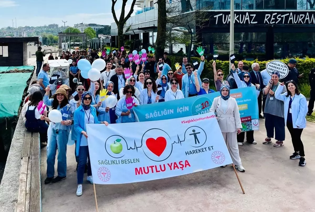 Düzce'de Dünya Sağlık İçin Hareket Et Günü Etkinliği Düzenlendi
