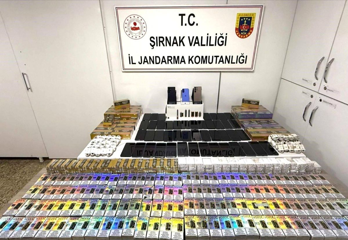 Şırnak'ta Kaçakçılık Operasyonu: 6.8 Milyon Lira Değerinde Malzeme Ele Geçirildi