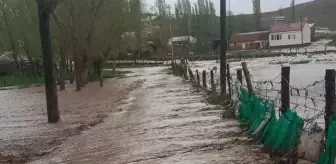 Sivas'ta sel felaketi! İki köyde hasar oluştu