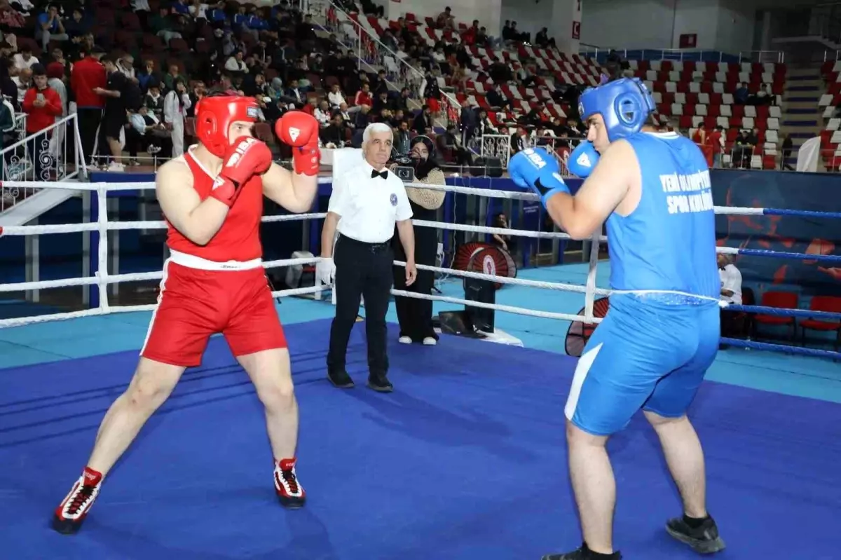 Ağrı'da Genç Erkekler Türkiye Ferdi Boks Şampiyonası Başladı