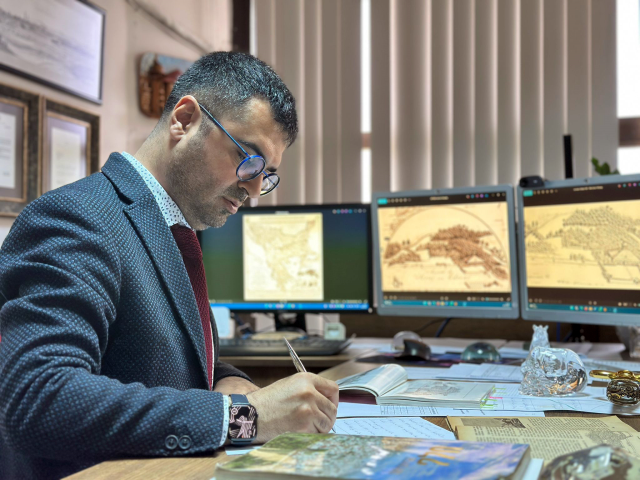 A print showing the state of Edirne Palace in the 17th century was found in Switzerland