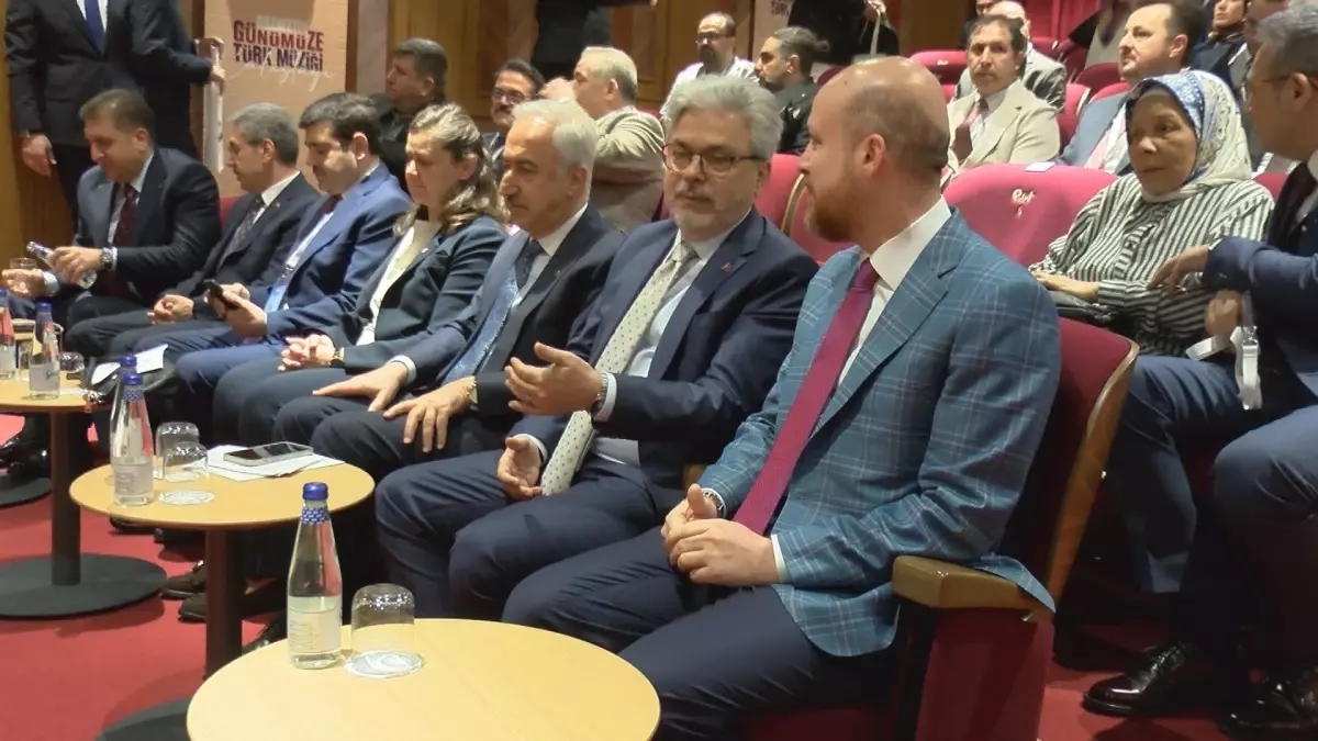 Gelenekten Günümüze Türk Müziği Çalıştayı'nda Bilal Erdoğan Açıklamalarda Bulundu