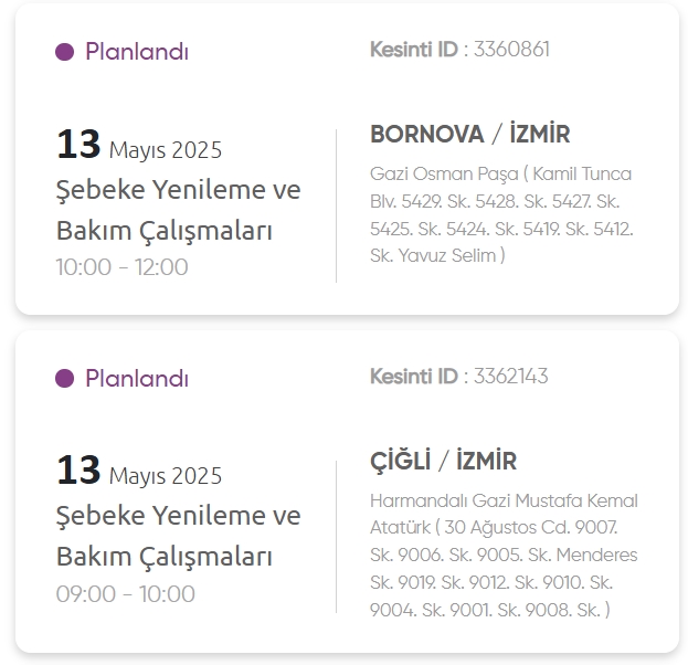İzmir GEDİZ elektrik kesintisi! 13 Mayıs İzmir'de elektrik kesintisi ne zaman bitecek, elektrikler ne zaman gelecek?