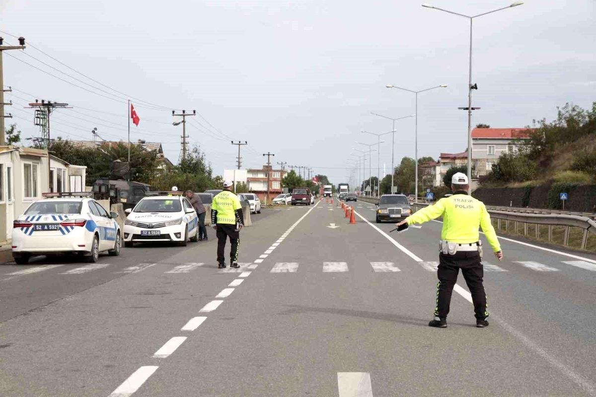 Ordu'da Trafik Denetimleri: 17 Bin Araç Kontrol Edildi