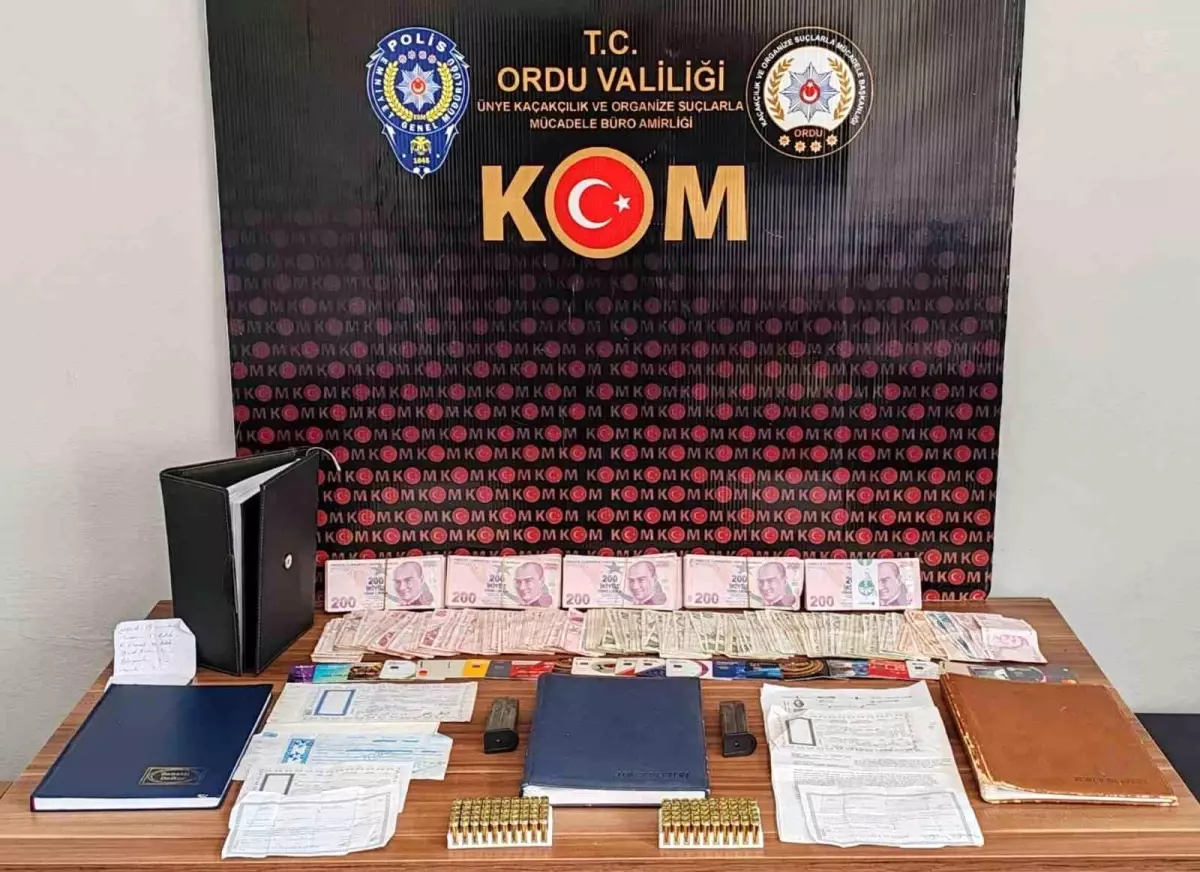 Ordu'da Tefecilik Operasyonu: 2 Şüpheli Tutuklandı