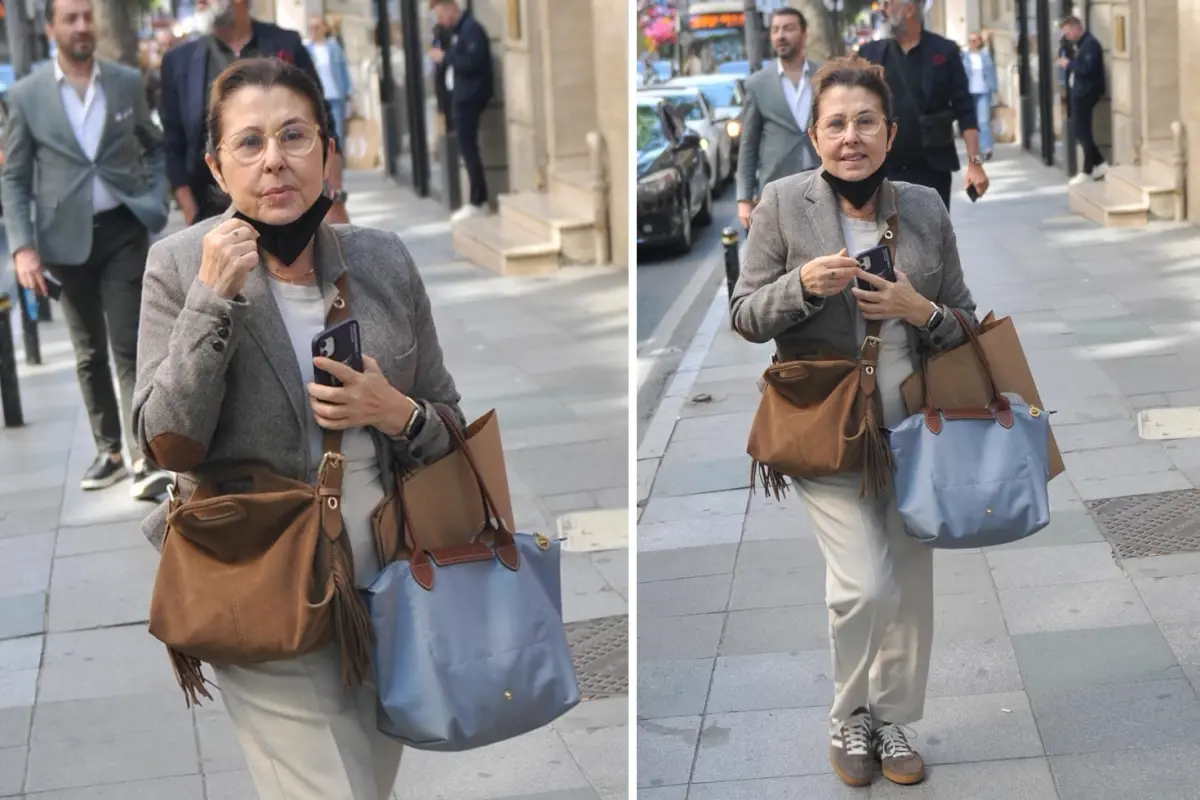 Usta sanatçı Nilüfer, Nişantaşı'nda kameralara yakalandı