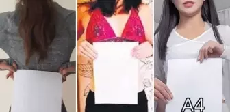 Sosyal medyada yeni tehlike! Gençler A4 kağıdına sığmak için ölümüne yarışıyor
