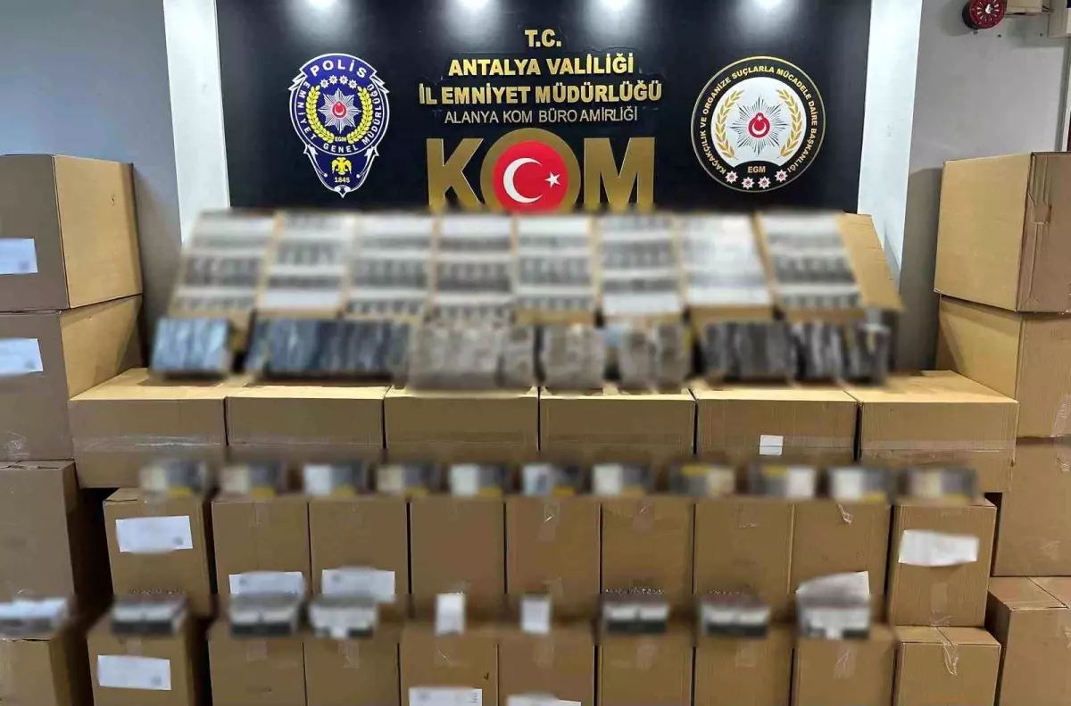 Antalya'da Kaçakçılık Operasyonları: 11 Şüpheli Hakkında İşlem Yapıldı