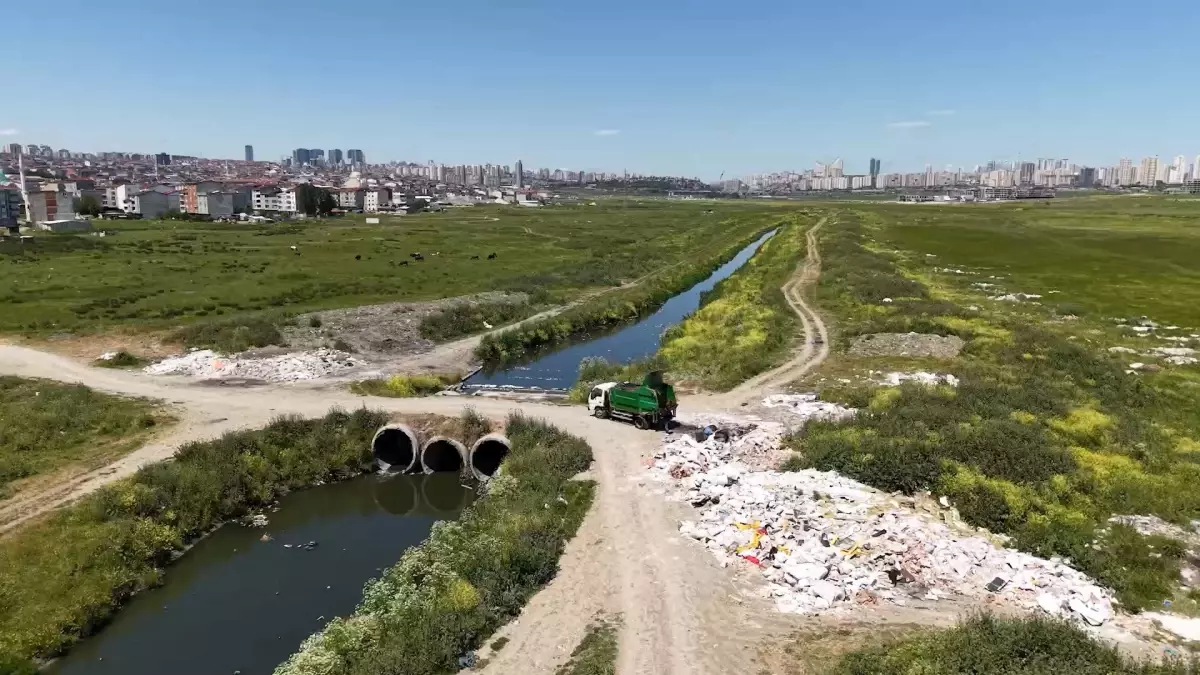 Avcılar'da Kaçak Moloz Dökümüne Dronlu Ceza