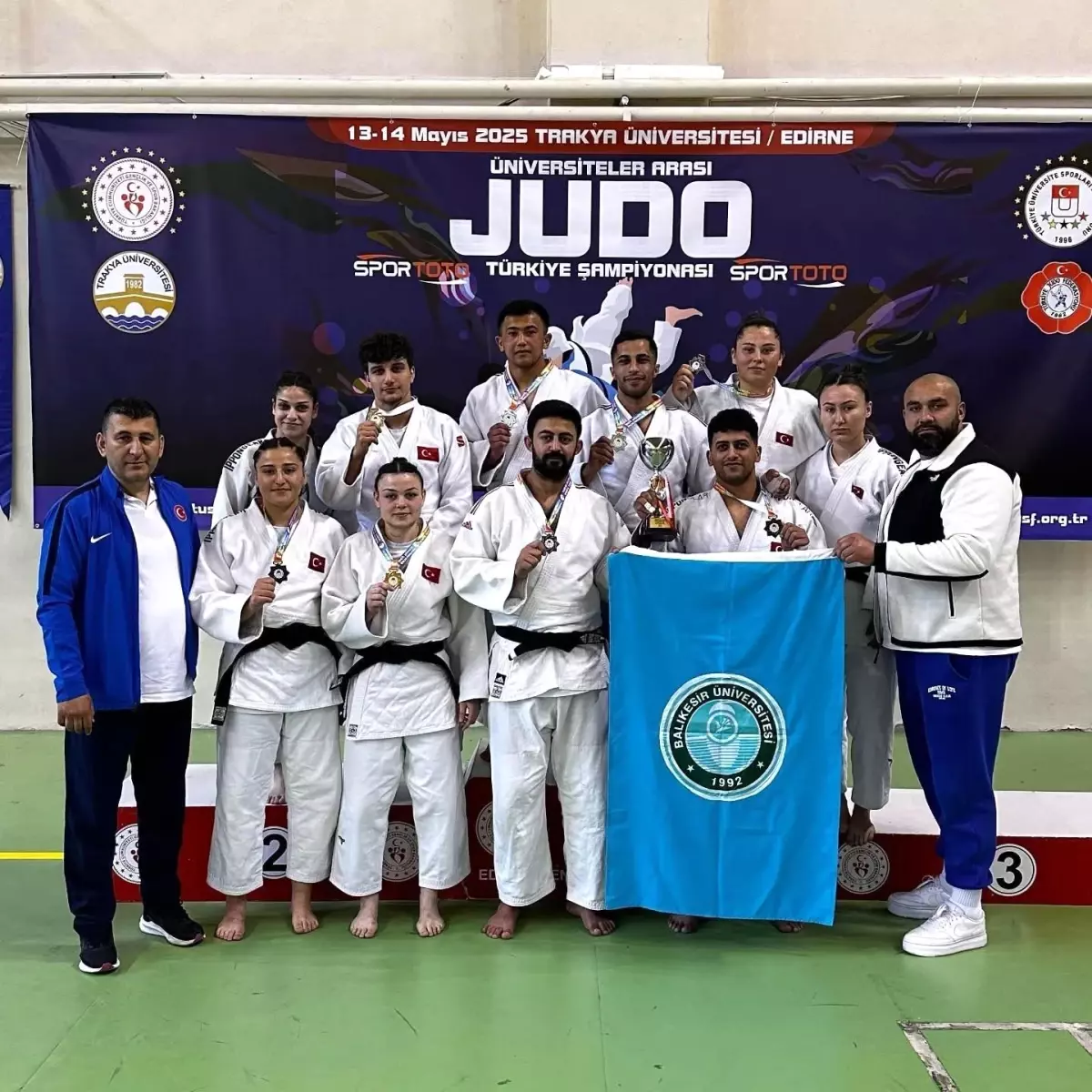 Balıkesir Spor Bilimleri Fakültesi Judo Şampiyonasında Türkiye İkincisi Oldu