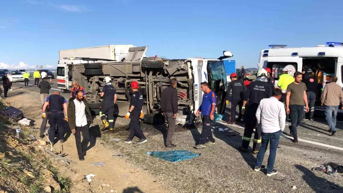 Elazığ'da Nisan Ayında 231 Trafik Kazası: 218 Yaralı