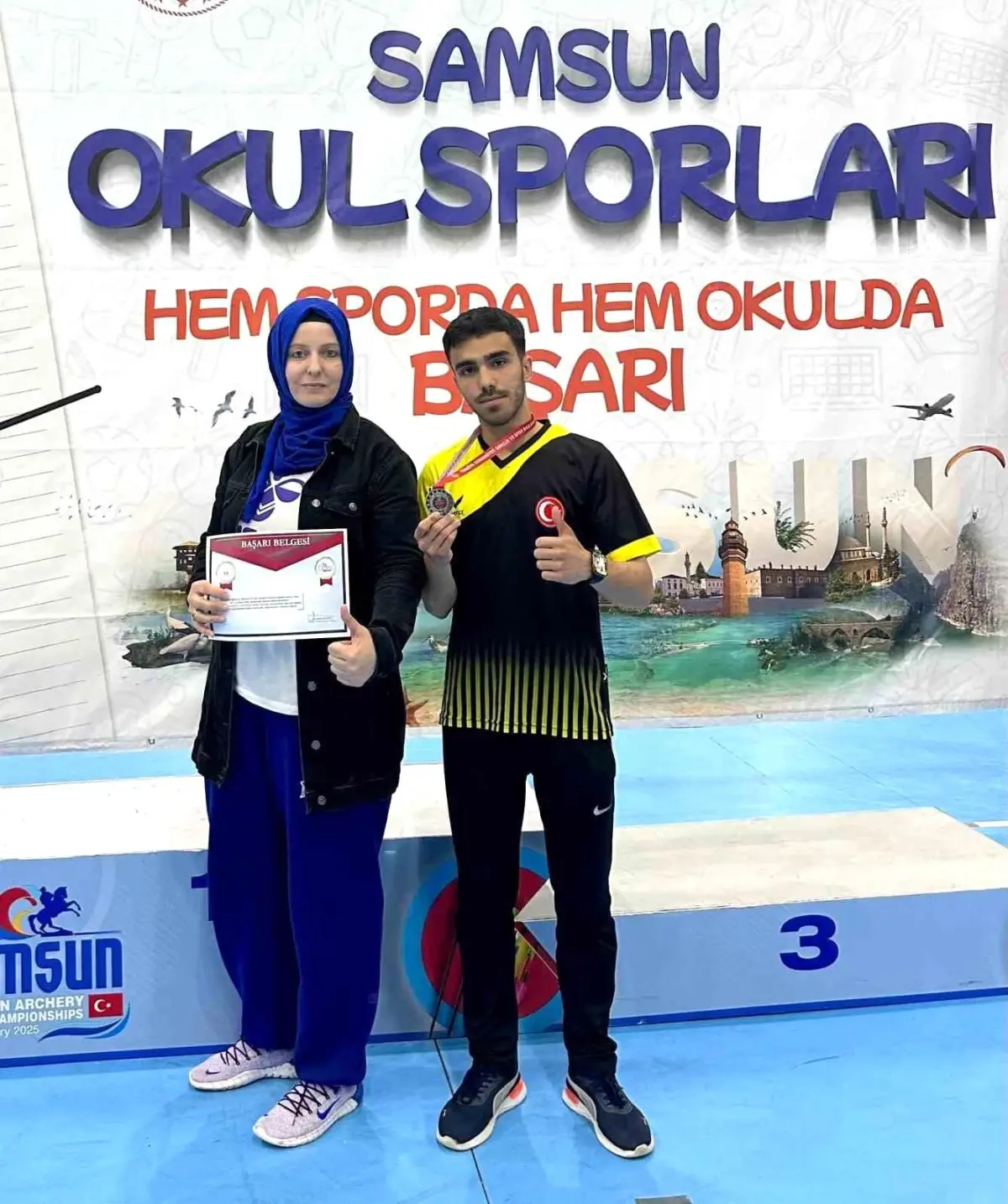 Elazığlı Sporcu Muhammed Talha Kurban Bilek Güreşinde Türkiye İkincisi Oldu