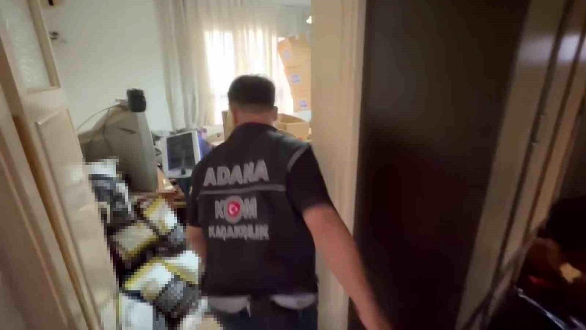 Adana'da Kaçak Tütün ve Sigara Operasyonu: Bir Şüpheli Tutuklandı