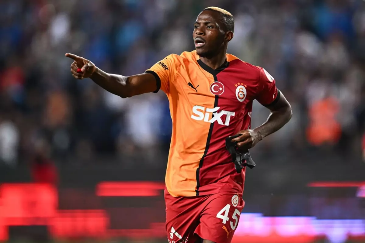 Gaziantep'te tribünler Osimhen için bu sesle inledi