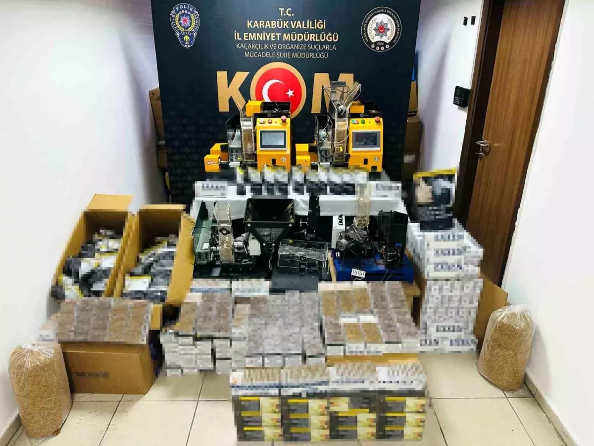 Karabük'te Kaçak Tütün Operasyonu: 2 Gözaltı