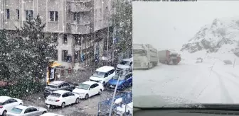 Mayıs ayında kar sürprizi! Kent merkezi beyaza büründü