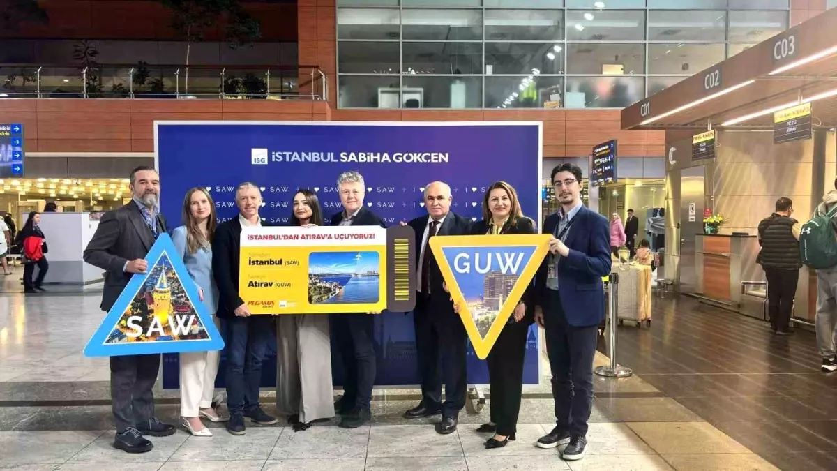 İstanbul'dan Kazakistan'a Direkt Uçuş Seferleri Başladı