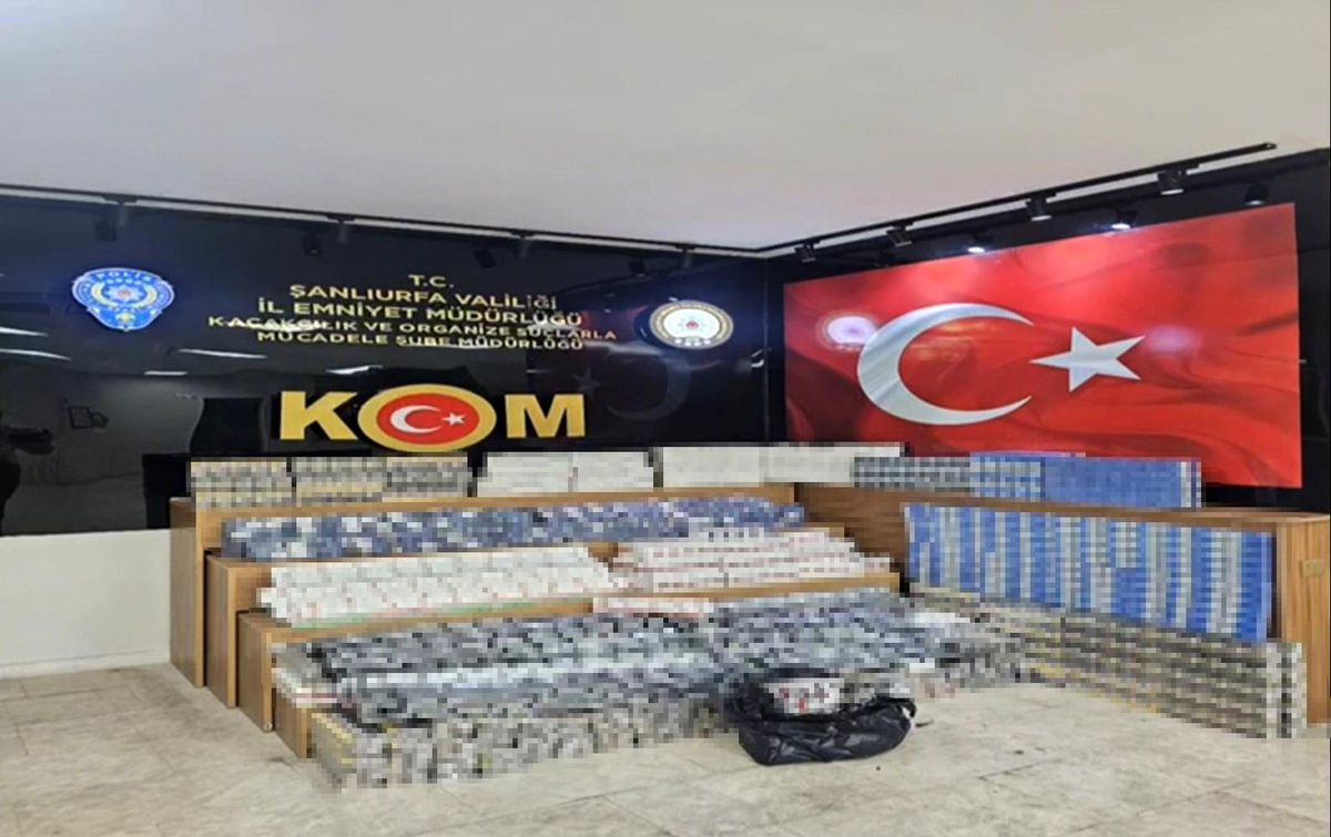 Şanlıurfa'da Sigara Kaçakçılığı Operasyonu: 5 Bin 680 Paket Ele Geçirildi