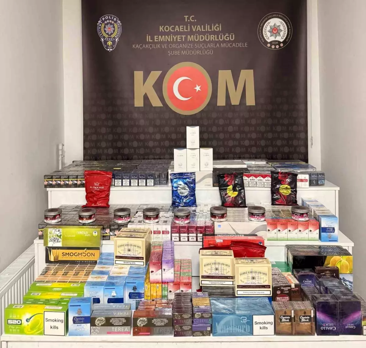 TEM Otoyolunda Kaçak Tütün ve Çay Ele Geçirildi