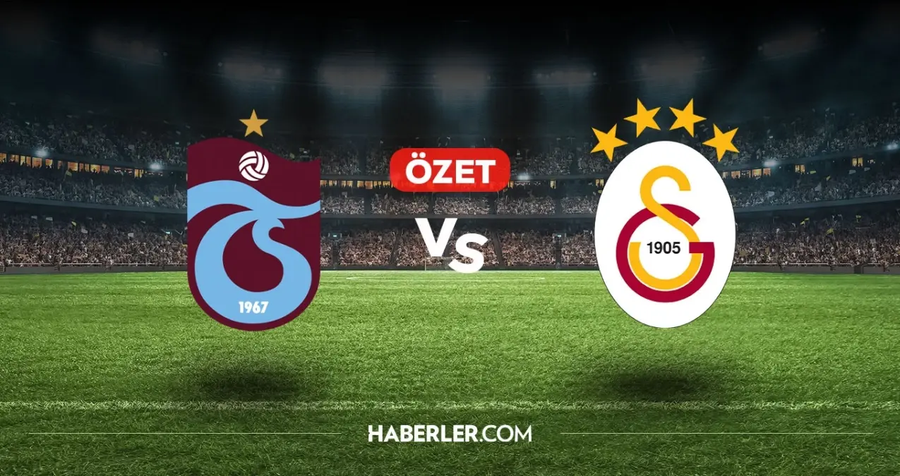 Trabzonspor Galatasaray maç özeti ve golleri! (VİDEO) Trabzonspor Galatasaray geniş özeti! Golleri kim attı, maç kaç kaç bitti?