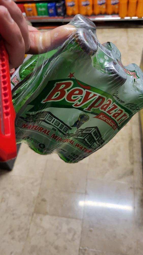 The citizen was shocked when examining the soda he bought from the market