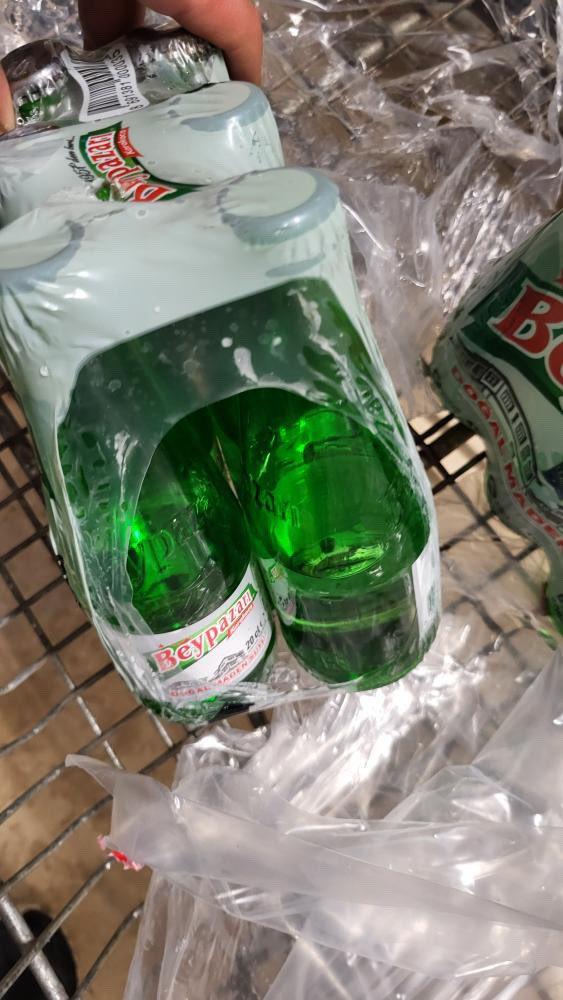 The citizen was shocked when examining the soda he bought from the market