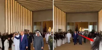 Abu Dabi'de Trump'a sıra dışı karşılama