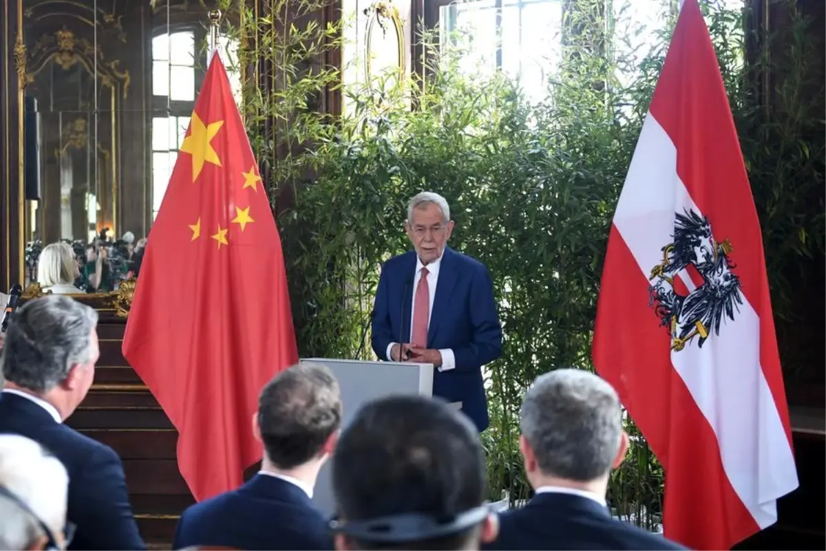 Viyana'da Dev Panda Çifti için Karşılama Töreni Düzenlendi