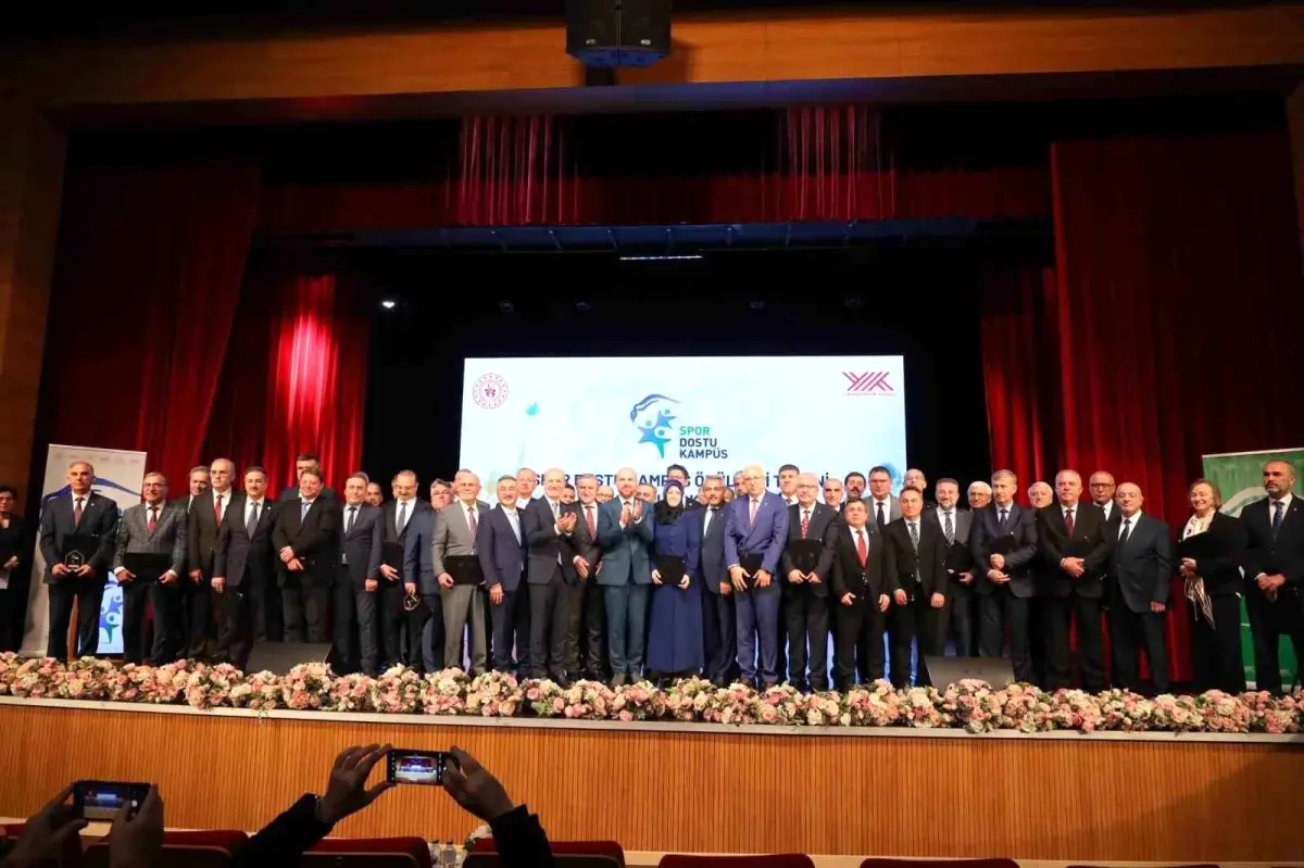 BEUN, Spor Dostu Kampüs Ödül Töreni'nde Türkiye 4'üncüsü oldu