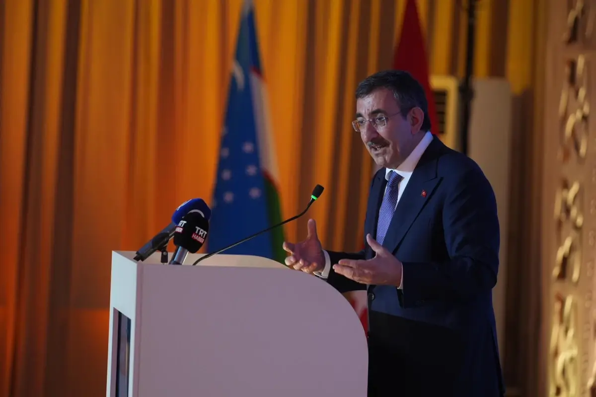 Cumhurbaşkanı Yardımcısı Yılmaz, Türkiye-Özbekistan İş Forumunu Değerlendirdi