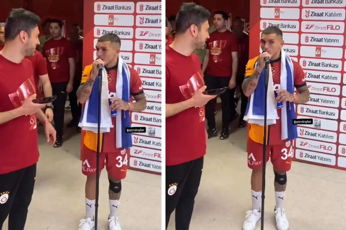 Galatasaray'da Lucas Torreira'dan Okan Buruk'a olay şaka