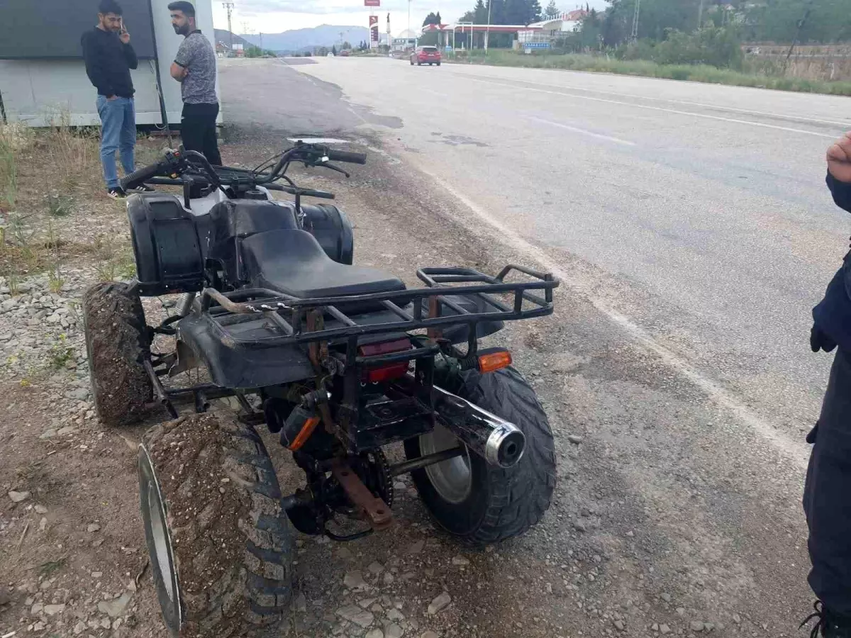 Adıyaman'da ATV Devrildi, 2 Yaralı