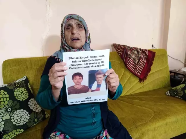 The mentally disabled young man who was shocked upon seeing the thief has been missing for 34 days